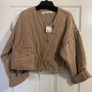 NWT Free People quilted Jacket size XS
